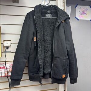 Buffalo David Bitton Charcoal Sherpa Jacket